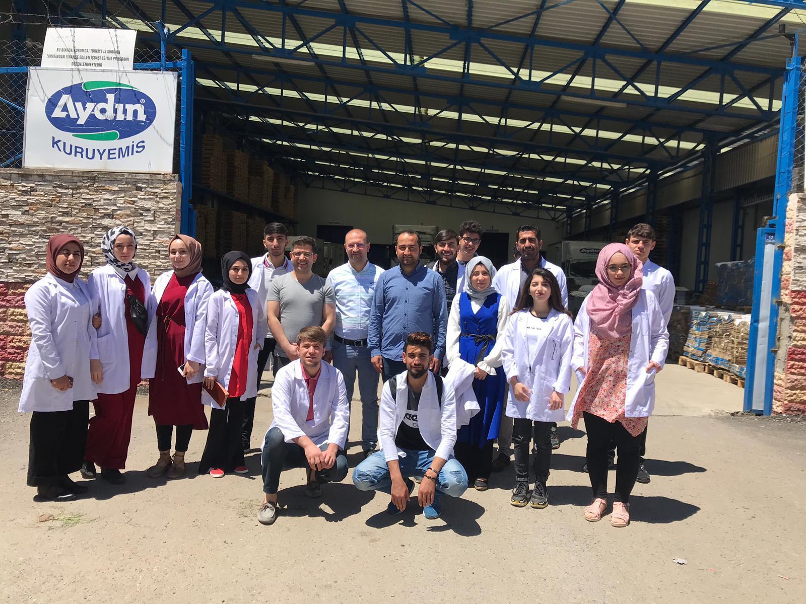 Aydın Kuruyemiş Fabrikasına Teknik Gezi Düzenlendi